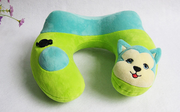 卡通動(dòng)物充氣U型枕